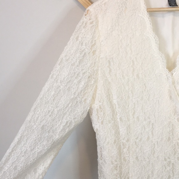 Kate Hill Plus Size Lace Wrap Blouse Size 16 - Picture 4 of 9